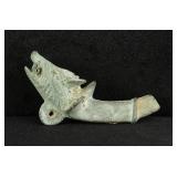Ancient Roman Bronze Boar Head Chariot Fitting