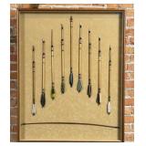 Lacandon Maya Bow and Arrow Display