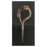Victorian Birds Head Cane Walking Stick