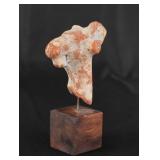 Ancient Egyptian Terracotta Painted Caprine Head