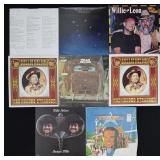 Collection of Willie Nelson 33 LP Records