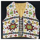 Loom Beaded Native American Indian Vest