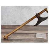 Mughal Indo Persian Bulova Battle Axe
