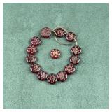 Antique Moon and Stars Glass Trade Beads