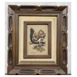 Elmer Sprunger Pine Squirrel Oil Painting