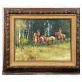 Joe Abbrescia Montana Oil on Canvas Painting