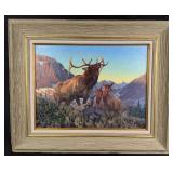 Daniel Metz The Monarch Oil Painting