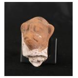 Ancient Egyptian Terracotta Baboon Head