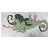 Steve Burnley Vogtle Zowgle Folk Art Sign