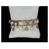 Sterling Silver Replica Coin Bracelet