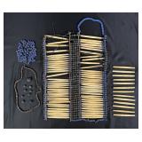 Sioux Native American Indian Hair Pipe Breastplate