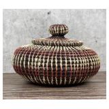 Amazonian Lidded Rainforest Basket