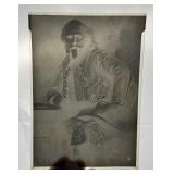 William Cody Buffalo Bill Photo Negative