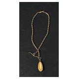 Alaskan Inuit Eskimo Gold Miner Pocket Watch Fob