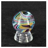 Geoffrey Beetem Art Glass Swirl Marble