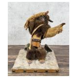 Native American Indian Buffalo Doll