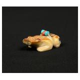 Danny Lonjose Zuni Carved Badger Fetish