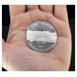 Fort Benton Montana Commemorative Silver Coin