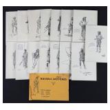 Charles CM Russell Sketches Portfolio