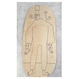 Steve Burnley Wooden Creature Folk Art Sign