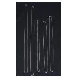 Group of Sterling Silver Chain Necklaces