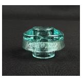CD 20 10 ESB Co. Aqua Battery Rest Glass Insulator
