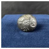 Antique Thailand Siam Silver Bullet Money Baht