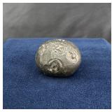 Antique Thailand Siam Silver Bullet Money Baht