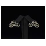 Bicycle Earrings