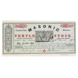 Virginia City Montana Masonic Temple Stock