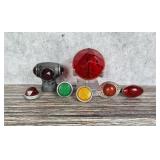 Antique Tail Lamp Bicycle Markers Reflectors