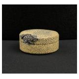 Victorian Shagreen Sterling Silver Snuff Box