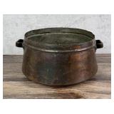 Antique Hand Hammered Dovetailed Copper Pot