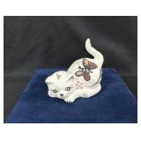 Cyrus Concho Acoma Pueblo Pottery Cat
