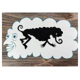 Steve Burnley Cloud Nine and Oh Folk Art Sign