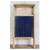 Cobalt Blue Enamel Washboard