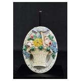 Hubley Cast Iron Flower Basket Door Knocker