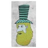 Steve Burnley Wally Tacker Folk Art Sign