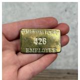 The Montana Power Company Employee Badge