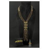 Native American Indian Whirling Log Beaded Jewelry