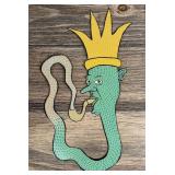 Steve Burnley King Piper Folk Art Sign