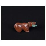 Andres Quandelacy Zuni Carved Bear Fetish