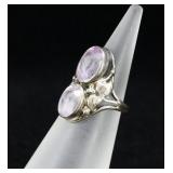 Navajo Sterling Silver Amethyst Ring