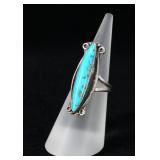 Navajo Sterling Silver Turquoise Ring