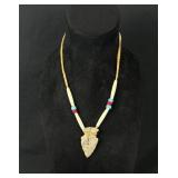 Native American Indian Arrowhead Necklace