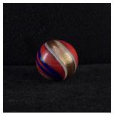 Lutz Red Swirl Marble