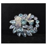 Eisenberg Vintage Rhinestone Brooch