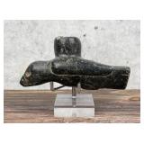 Native American Indian Stone Bird Fetish Pipe