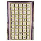 Vintage Flower Block Quilt