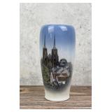 Royal Copenhagen Roskilde Cathedral Porcelain Vase